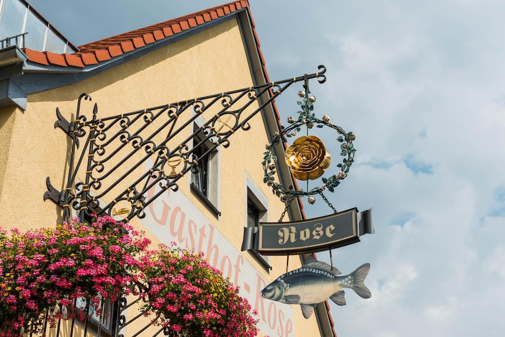 Gasthof Rose Flachslanden Exterior foto
